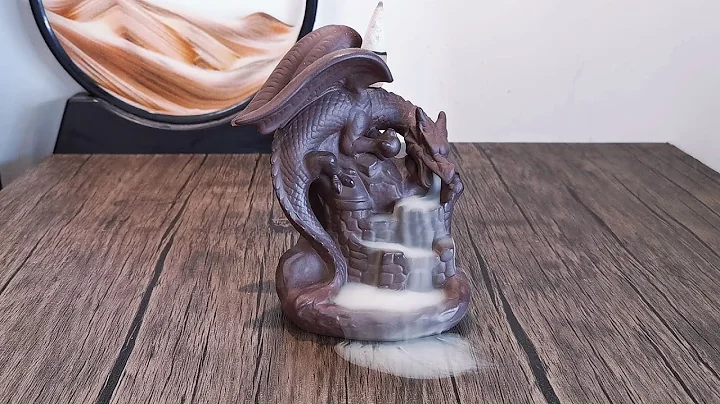 Ceramic Dragon Backflow Incense Burner Unboxing - Waterfall Backflow Incense Holder