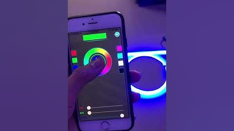 How to use Bluetooth app Controller (BLEDIM) ? -  RGB Lights from FIA Car Ligthing Factory