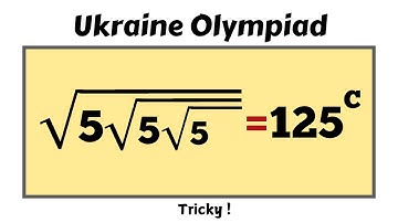 Ukraine | Nice Square Root Math Olympiad Question | Sybermath | Premath | Pi Nerds