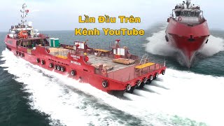 Test Run of Vietnam Newly Built Rescue Boat Engine for Singapore