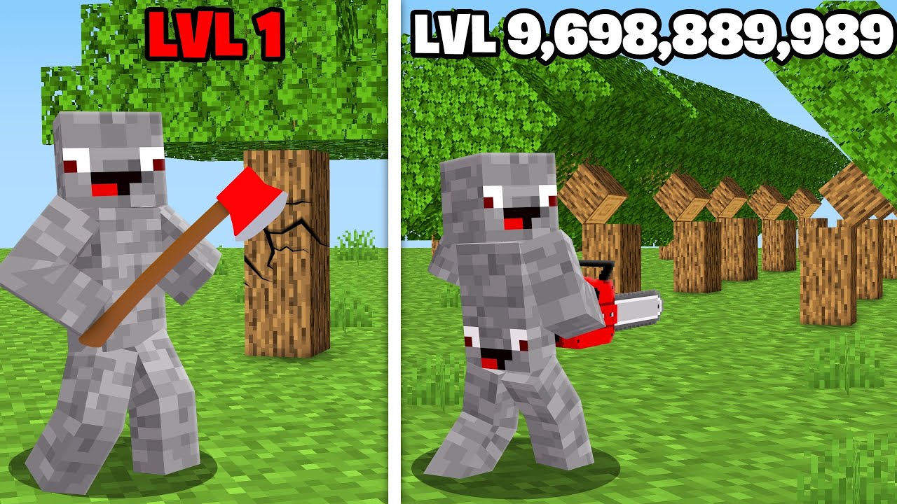 Ich Fälle 1 Million Bäume in Minecraft !!!