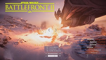 AT-AT 18,258 EPIC STREAK! (Star Wars Battlefront II Walker Gameplay