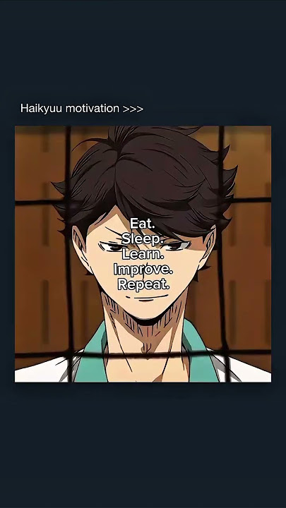 Haikyuu motivation 😬😬.   #haikyuu #hinata #sports #motivation #nonchalant