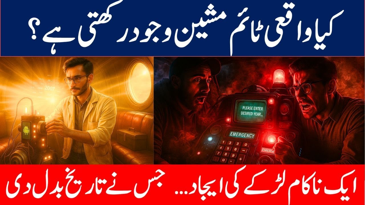 Time Machine Story in Urdu | The Secret Time Machine | وقت کی مشین کا راز | Sci-Fi Short Film