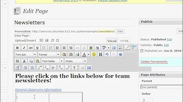 Adding tables in wordpress