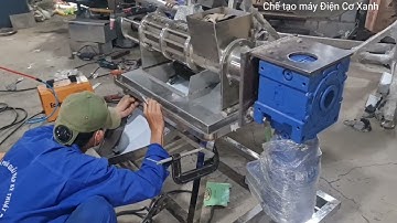 Điện Cơ Xanh chế tạo Máy Vắt Nước Cốt Dừa Công Nghiệp 200 kg/h - 500kg/h 0984467870