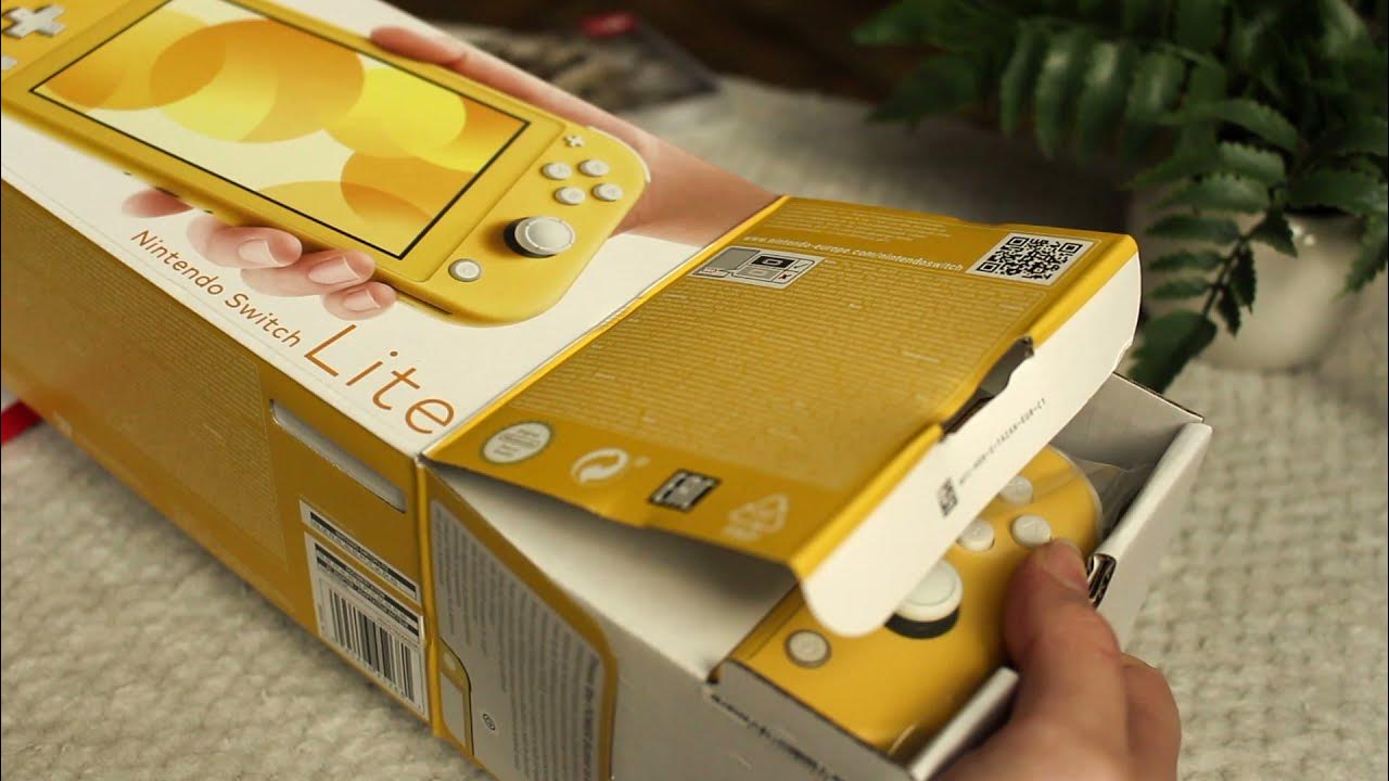 YELLOW SWITCH LITE UNBOXING YouTube