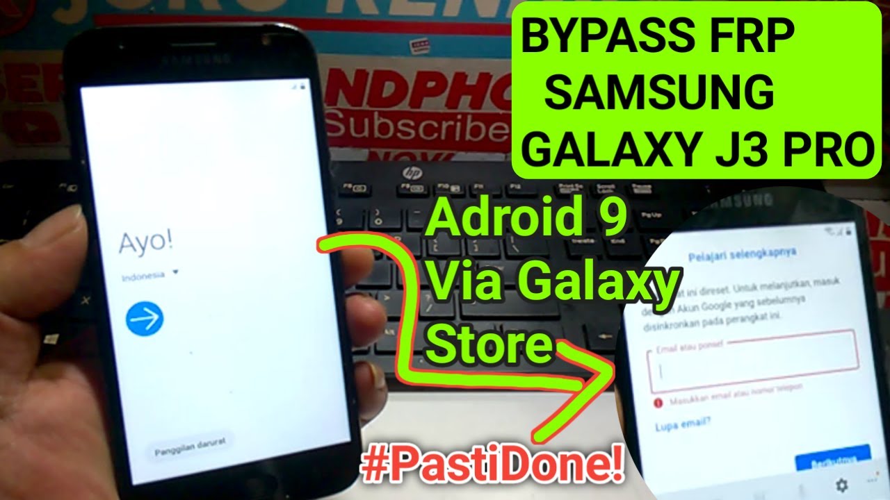 Bypass FRP Google Account Galaxy J3 Pro‼️ Android 9 Work! || JKS opreker handphone