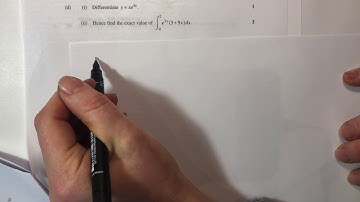 12d 2016 HSC Mathematics Exam Solution