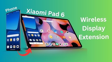 How to use Xiaomi Pad 6 as a Wireless Display Extension || Cast your mobile screen to Xiaomi Pad 6