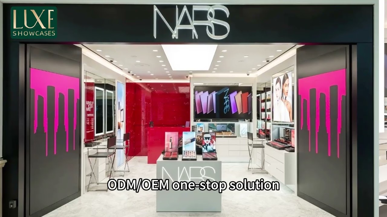Custom High-End Cosmetic Display Cabinets for Trendy Beauty Stores: Premium Retail Solutions