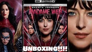 Madame Web 4K Blu-ray Unboxing!!!!