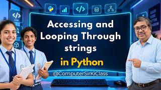 Python String Traversal | Access Characters Using for, while & enumerate()