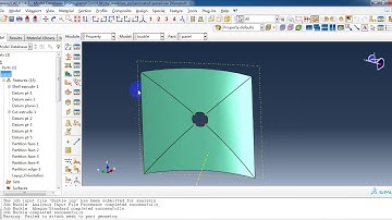Abaqus Tutorial -Step-By-Step   Composite panel Linear Buckle