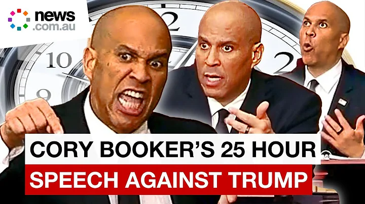 US Senator breaks record with 25 hour anti-Trump speech