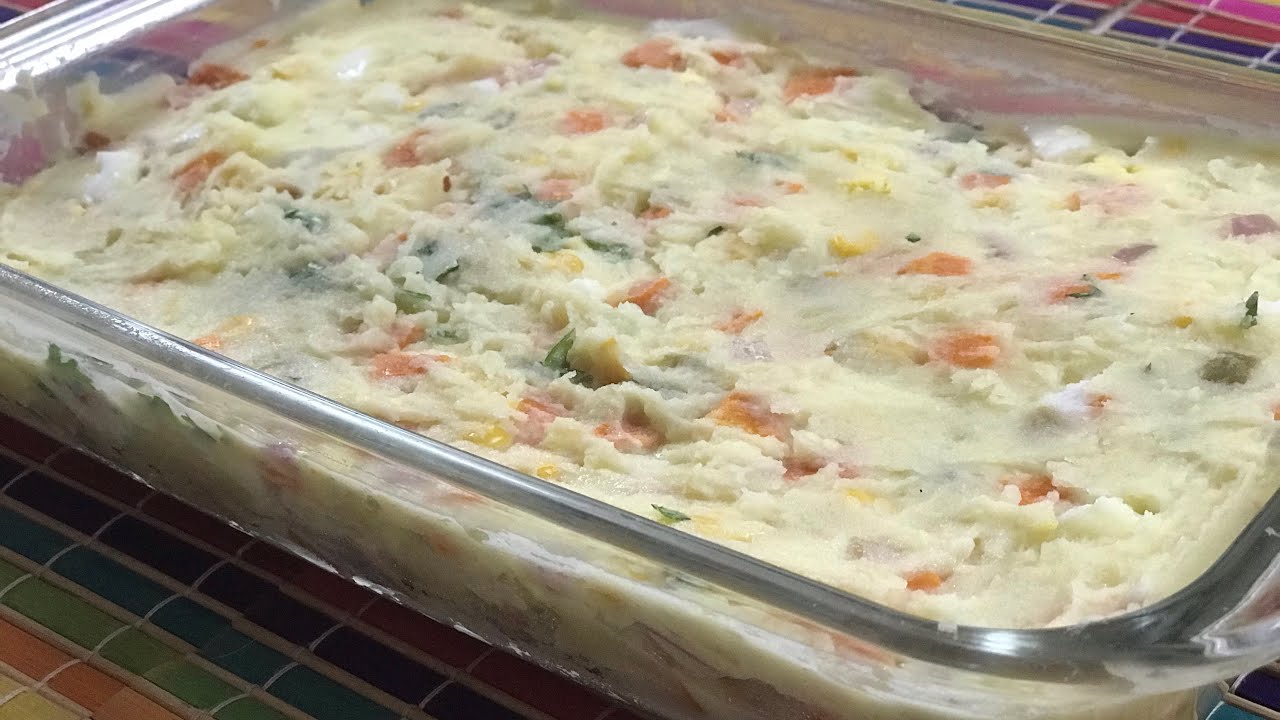 COMO FAZER SALADA DE BATATA COM OVO PARA O ALMOÇO | RECEITA FÁCIL - YouTube