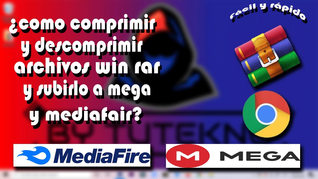 Mega Rar ¿Como comprimir y descomprimir archivos rar y subirlos a Mega y ...