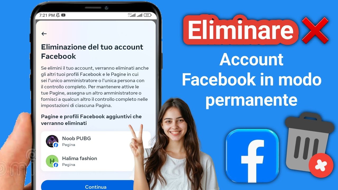 Come Eliminare un Account Facebook - 2025 - YouTube