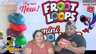 Carl's Jr Froot Loops Mini Donuts Food Review