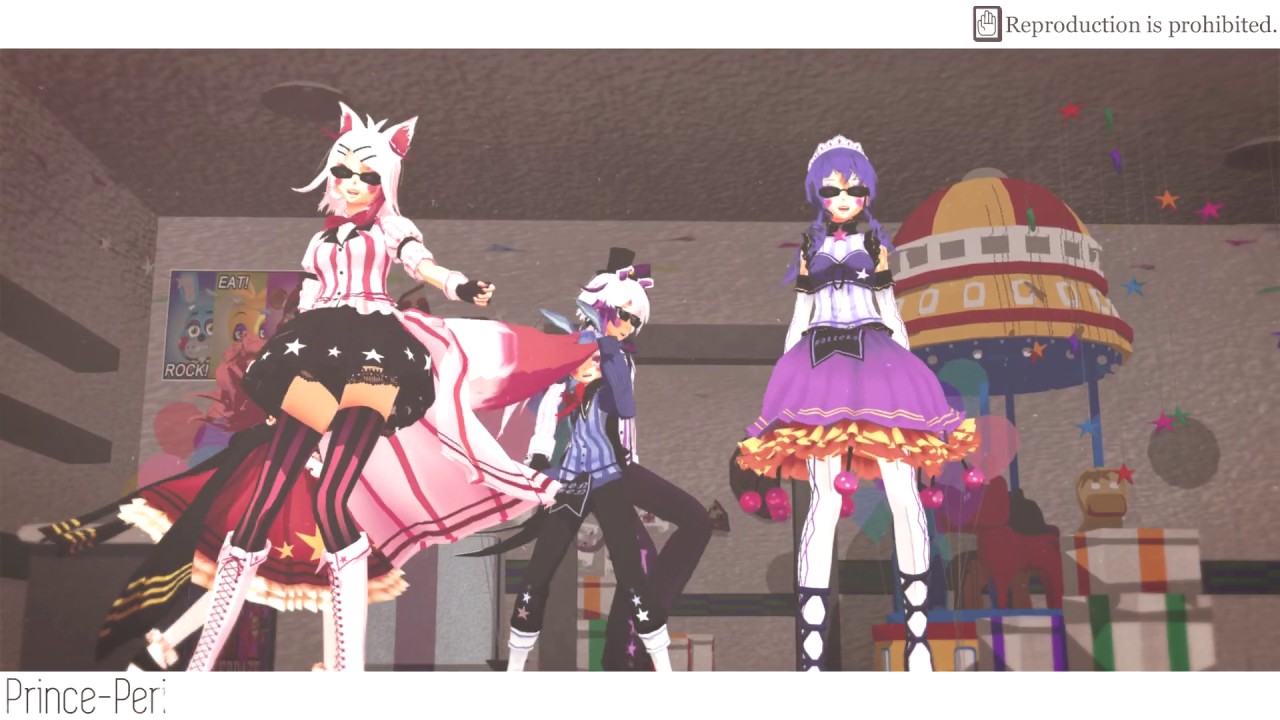 【MMDXFNaF SL】 | Sister Location gang | 『気まぐれメルシィ | Kimagure Mercy』
