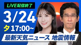 ウェザーニュースの配信のサムネイル画像