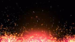 8K  Digital Fire Sparks Effect  4320p For Video Ed360P