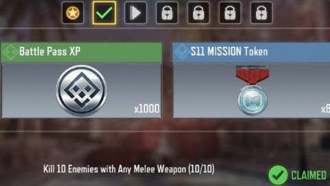 Call of Duty Mobile Kill 10 Enemies with Any Melee Weapon Task Complete
