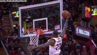 LeBron James Monster Alley-Oop Dunk | Warriors vs Cavaliers | Game 3 | June 8, 2016 | NBA Finals