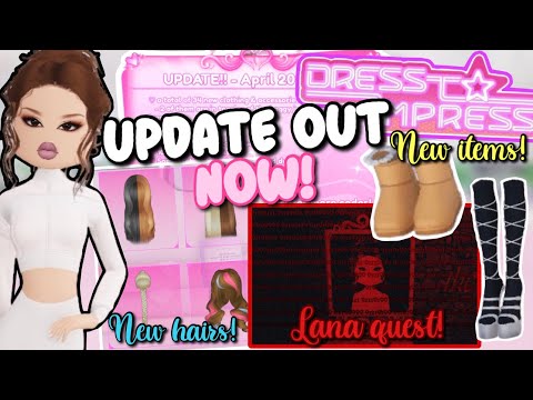 NEW UPDATE OUT NOW! NEW CODES, SECRET QUEST, MORE ITEMS AND HAIRS 