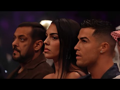 Salman Khan with Cristiano Ronaldo at the Battle Of The Baddes Opening  Ceremony, Riyadh Saudi Arabia - YouTube