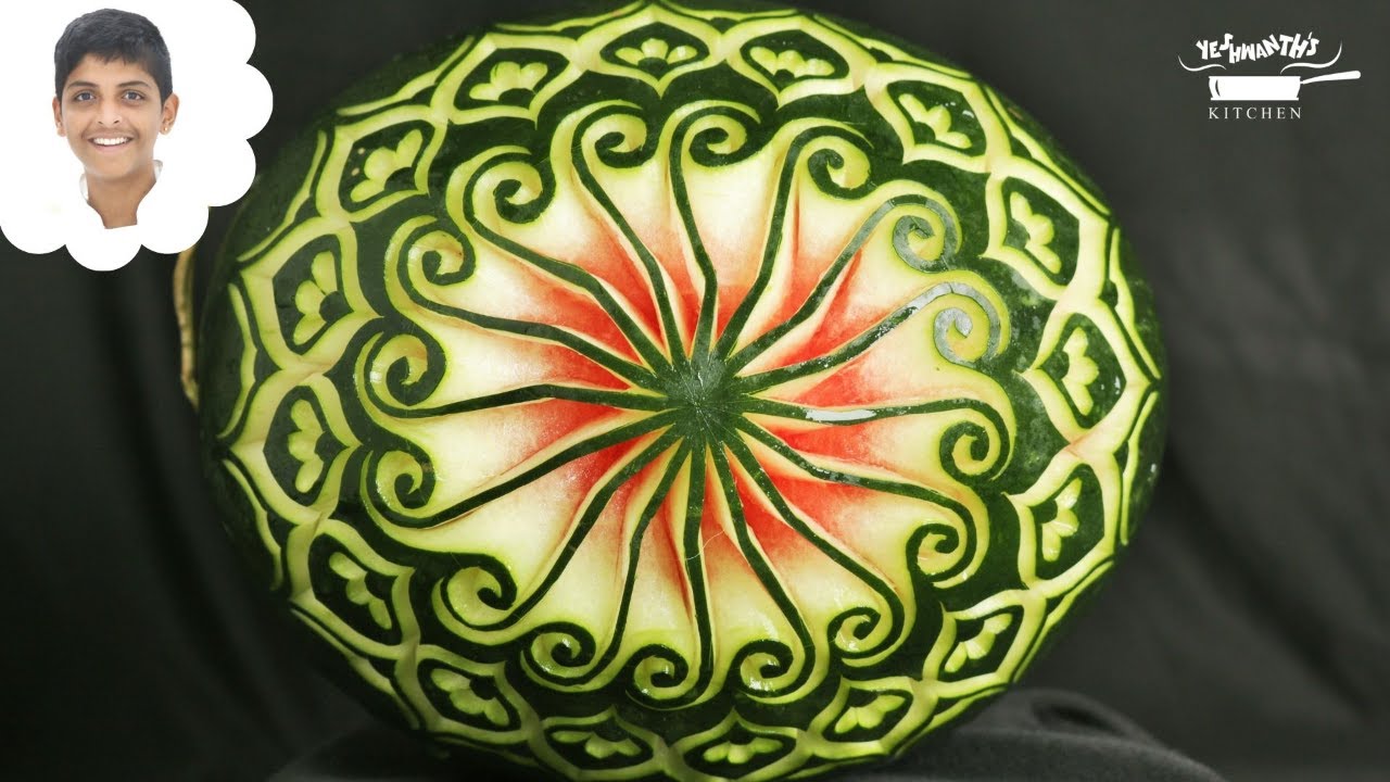 Fruit Carving | Ukiran Sayuran & Buah | แกะสลัก | Khắc trái cây và rau | khắc trái cây | Carving 58