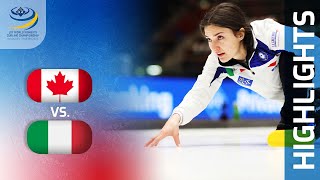 CANADA v ITALY - Round-robin game Highlights - LGT World Women’s Curling Championship 2023