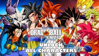 All characters and stages unlocked from the beginning – Xenoverse Mods