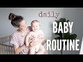 DAILY BABY ROUTINE // BABY MORNING AND NIGHT ROUTINE // SLEEP SCHEDULE + WHAT MY BABY EATS IN A DAYS