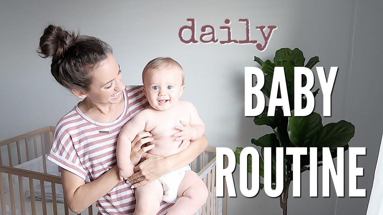 DAILY BABY ROUTINE // BABY MORNING AND NIGHT ROUTINE // SLEEP SCHEDULE ...