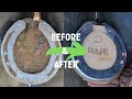 Very Satisfying Hoof Restoration / HOT Shoe with a Leather Pad