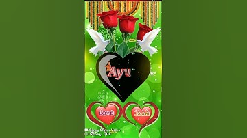 Ayush ❤️Letter Name Status❤️||Name art Video😍||Whatsapp status💘||2023#art@sunnystatusvideo6345