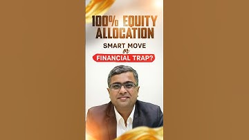 The 100% Equity Allocation Dilemma: Smart or SUICIDE? | Parimal Ade