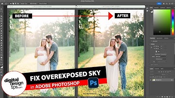 How to Fix an Overexposed Sky in Photoshop (Portrait Photo Fix)