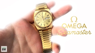 omega seamaster automatic vintage gold