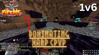 dominating warp cpvp in fire mc | destroying cpvper @PSD1