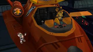 Teagan's Adventures in Ratchet And Clank (ps2) scene arguing with Clank
