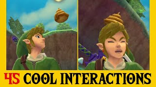 45 Cool Interactions You Might Not Know - Zelda Skyward Sword Hd