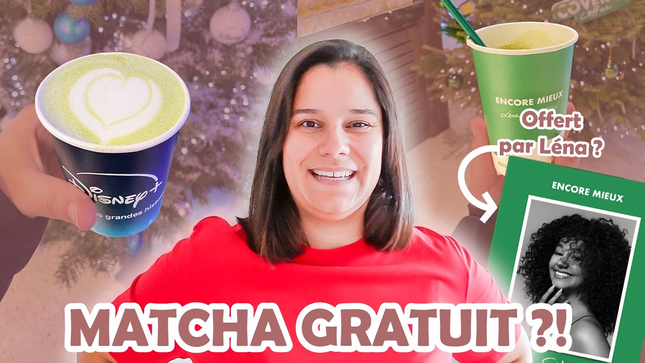 MATCHA GRATUIT à Paris ce week-end : les pop-up de Noël à ne pas rater 🎄