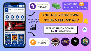 How to Make Tournament App | Free Fire & BGMI Tournament Hosting App | Hosting Tournaments | TXP
