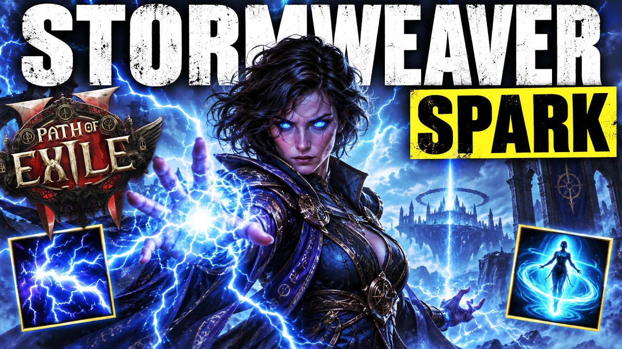 INFINITE DPS SPARK STORMWEAVER BUILD IN POE2 0.5.5! POE 2 Spark Build 0.5.5