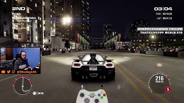 0:43.36 lap time on Miami - South Point Bay T4 Koenigsegg Agera R