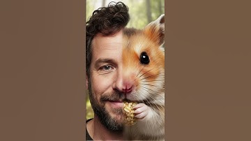 Half Adam Sandler, Half Hamster | Ultra Realistic Portrait #Shorts #AI #Portrait #Funny