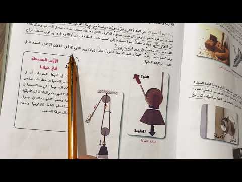 البكرة وكفاءة الالة فيزياء الثاني متوسط ص 51