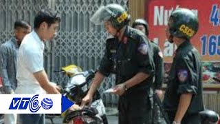 Cảnh sát cơ động được phạt lỗi ‘mũ bảo hiểm’ | VTC